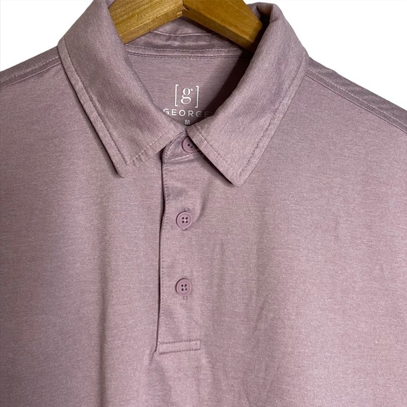 George Purple Collared Short Sleeve Polo Collar Golf Shirt M 38-40 - Picture 5 of 13